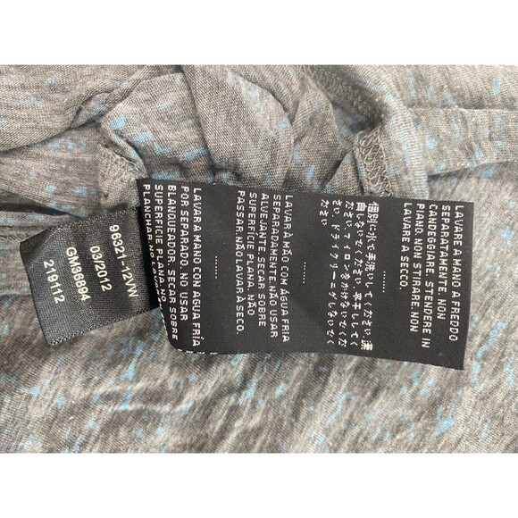 Harley Davidson Brilliant + Beautiful Gray with Blue Burnout Star Sleeves XL - Picture 8 of 9